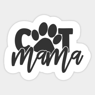 Cat Mama Funny Cat Lover Cat Mother Mom Sticker